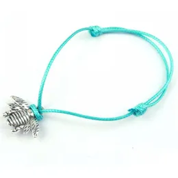 Charms 100st Antik Sier Zinc Alloy Bee Wax Rope Justerbara armband Drop Leverans smycken Fyndkomponenter Dhoth