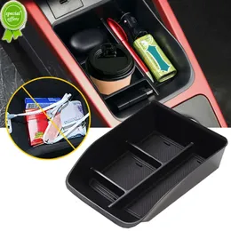 Ny bilkonsolförvaringsbox bil inre centrala armstödet Tray Cup Holder Organizer Stiding Decor Accessories for Dacia Spring