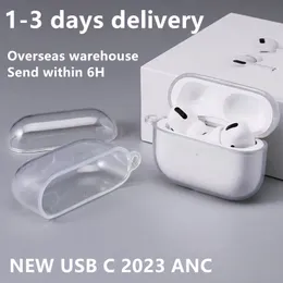 USB C för AirPods Pro 2 2023 2: a generationens hörlurstillbehör AirPods 3 Skyddsskyddets hörlurar med Bluetooth -hörlur