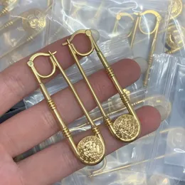 Famosi designer Doppie lettere Ciondola perone Orecchino Stud Ciondola il cerchio Donne geometriche Nappa Medusa Strass Orecchini di perle Gioielli per feste di nozze ME-005