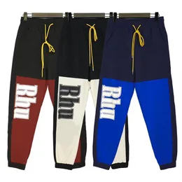 Mens pants galleryes sweatpant with pocket for male female lover loose collage fashion leisure pants259t