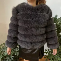 Kobiety FUR FUAX 100 Naturalny futra Kurtka prawdziwa płaszcz zimowy kurtka Kobieta naturalna luksusowa moda 50 cm krótka hurtowa 231026