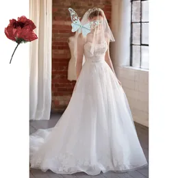 Boho Strapless Wedding Dresses A-Line Split Sweetheart Bridal Gownss Vintage Party Vestidos Dovias Boda Backless