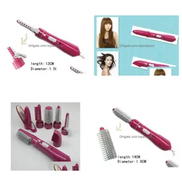 Hair Dryers Wholesale-110V/220V Professional Dryer Blow Salon Styling Tools Electric With Brush Comb Nozzle Drop Delivery Products Car Dh7J0