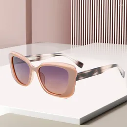 Occhiali da sole polarizzati donne acido propionico moda donna farfalla occhiali da sole retrò UV400 tonalità Famale Gafas De Sol Para