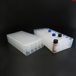 12pcs Plastik Test Tüp Rafı 50 Delik Destek Büret Stand Laboratuar Raf Okulu Maddeleri KOTWS