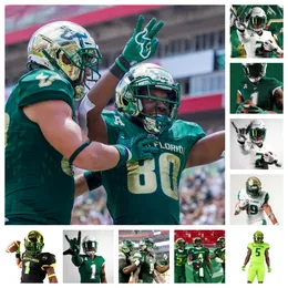 South Florida Bulls Football Jersey 14 Michael Williams II 21 Jeyquan Smith 13 Israel Carter 7 Jones II 23 Kendall Dennis 19 Jamie Pettway 90 Rashad Cheney Jr.