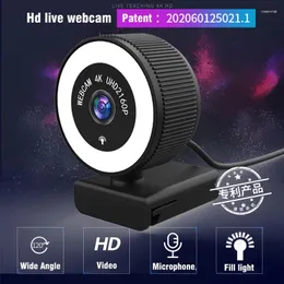 WebCam1080p Network Computer Camera med Drive Free Beauty Fill Light Conference Live Broadcast