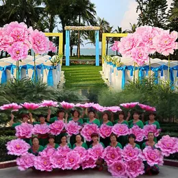 Cheerleader Danza oggetti di scena con fiori cheerleader bambini che eseguono fiori di peonia apertura danza sport incontro mano 231025