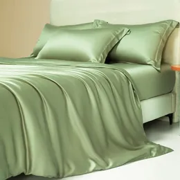 Sängkläder sätter 100% egyptisk bomullsbedark med monterat platt sängkläder kuddcase lyx 1000 trådantal 46 st sliky uppsättningar 231026