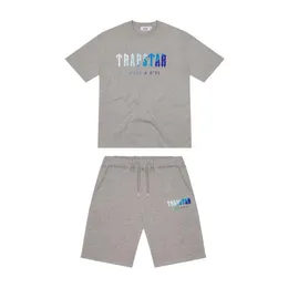 Men's Summer TrapStar t Shirt Short Sleeve Shorts Shooter Suit London Street Fashion Cotton Comfort Couple Suit S-3XL205l