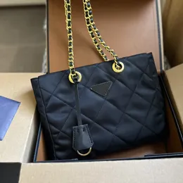 Mulheres re-edição 2023 chaine crossbody bolsa de ombro bolsa de pára-quedas designer bolsa de couro bolsa de compras grande tote