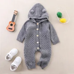 Rompers Spring Autumn Baby Rompers Cute Cartoon Rabbit Infant Girl Boy Jumpers Barn Baby Outfits 16 231025
