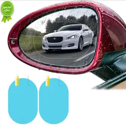 Novo 2 pçs carro chuva espelho retrovisor filmes à prova dwaterproof água anti-nevoeiro espelho do carro capa de chuva anti-chuva protetor filme de vidro