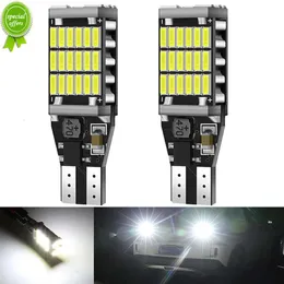 新しい2 PCS T15 W16W 906 922 LEDバルブキャンバスカーシグナルリバースパーキングバックアップバックアップスーパーブライトランプ12V/24V 7000Kホワイト4014 45SMD