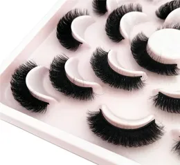 False Eyelashes PairsCurl 15mm Russian Lashes 6D Faux Mink Reusable Fluffy Volume Strips ExtensionsFalse8036728