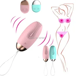 Vuxna leksaker USB klitoris stimulator vattentät trådlös vibrerande hopp sex ägg fjärrkontroll kula vibrator sex leksaker för kvinnor 10 hastighet 231026