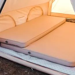 Спальные мешки Открытый самонадувающийся спальный коврик для кемпинга Легкий надувной матрас для кемпинга Спальный коврик для палатки 231025