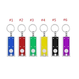 الحزب لصالح LED Keychain Type Type Key Chain Lights Keyring Gifts Creativer
