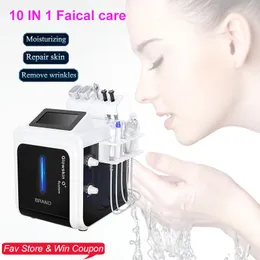 10インチスパサロン機器Hydra Dermabrasion Facial Machine Remove Skin Skin Deep Care RF Hydro Water Jet Aqua Peeling Skin Care Machines