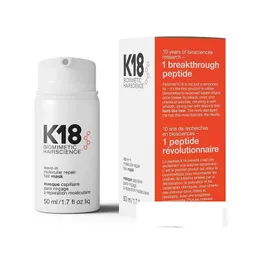 Szampon odżywki K18 Maska do włosów na moleku w mocy molekarskiej do uszkodzeń wybielającej 50 ml upuszczania produktów narzędzia do pielęgnacji dhbul