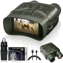 Kameror Luosi 4K Night Vision Binoculars Fånga fantastiska bilder videor med 3 '' stor skärmbyggd kamera 231025