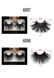 NEW 25mm 3D Mink Eyelash 5D Mink Eyelashes Natural False Eyelashes Big Volumn Mink Lashes Luxury Makeup Dramatic Lashes5592808