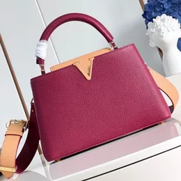 10A Designer Bags Capucines Handbags Imported Hide Leather Women Fashion Totes 31.5/27cm High Imitation Crossbody with Box