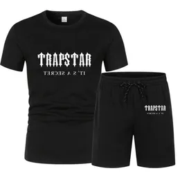 Trapstar Brand Designer Tracksuit Suit Suit Set Men T Shirt Shirts مجموعات Summer Sportswear Pants Streetwear Harajuku Tops 226e