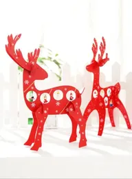 Christmas Decorations DIY creative gifts 3639cm wooden deer Decoration Desktop decorations Wooden 231026