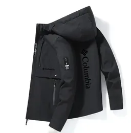 Designer Hooded 2023 New Men's Outdoor Camping Men's zipper hoodie windproof jacket mens sports work jacket