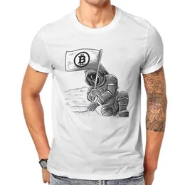 남자 티셔츠 암호화 암호 화폐 BTC 광부 Tshirt 클래식 그래픽 스트리트웨어 탑 플러스 크기면 크루 넥 티셔츠 294s