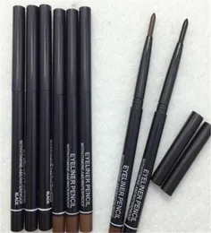 Eyeliner girevole kajal Trucco Matita per sopracciglia automatica Eyeliner impermeabile nero marrone 2 colori7365715