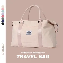 Torby Duffel Travel Bag w torbie sportowej torba na gimnastyczne torby na ramię na nocne torby dla kobiet z rękawem wózka Składane noszenie torby 231026
