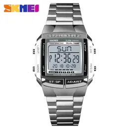 腕時計Skmei Military Sports Watches Electronic Mens Watches Top Brand Luxury Luxury Male Clock Waterproof LED Digital Watch Relogio Masculino 231025