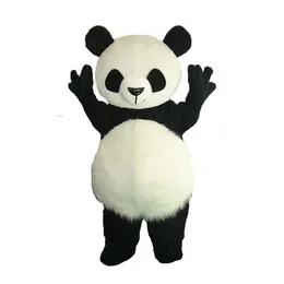 Profissional de alta qualidade panda mascote trajes natal fantasia vestido de desenho animado personagem roupa terno adultos tamanho carnaval páscoa publicidade