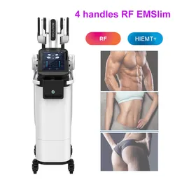 HIEMT Sculpting EMSlim Neo HI-EMT Machine 4 handles with RF EMS Muscle Stimulator Electromagnetic Fat Burning Body Shaping Beauty Equipment