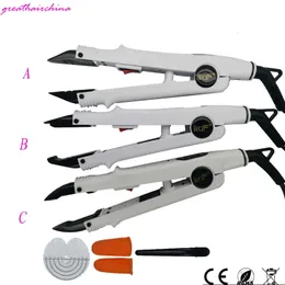 Anschlüsse 1pc Weiß Professionelle Temperatur Konstante Haar Verlängerung Eisen Wärme Keratin Fusion Connector Tools EUUKUS Stecker 231025