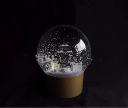 Golden Snow Globe With Perfume Bottle Inside 2016 Snow Crystal Ball for Special Birthday Novelty Christmas7516100