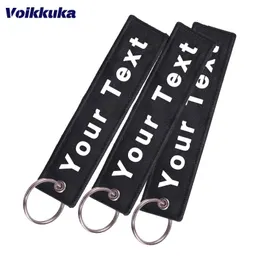 Schlüsselanhänger Lanyards 400PCS Set Sale Custom beidseitig bestickter Schlüsselanhänger Motorrad Schlüsselanhänger Großhandel 231025