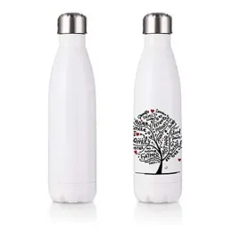 NEW DIY Blank Sublimation 17oz Cola Bottle Vacuum Flask Sports Water Bottle Stainless Steel Double Wall Thermos with Lid FY4604
