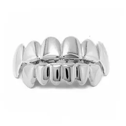 Hip Hop Cool Mens zęby Złota Domineering dentystyczne grille mody zęby Grillz Titanium Steel Jewelry333z