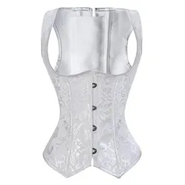 Underbust Corset Steel Boned Artı Boyut Basques Corses ve Bustiers iç çamaşırı kadınlar için en seksi korseto omuz strap2743