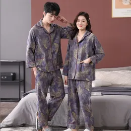 DIO2023Importierte Seide Segment weichen und atmungsaktiven Stoff Herren Pyjama Set Frau Desigher Pyjamas Seidenpyjamas Frau Weihnachtsgeschenk