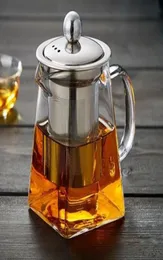 Clear Borosilicate Glass Teapot With Stainless Steel Infuser Strainer Heat Resistant Loose Leaf Tea Pot9677740