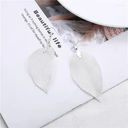 Dangle Orecchini Design di moda Design unico Big Natural Leaf Boemian Drop Drop Long for Women Wedding Jewelry Gift