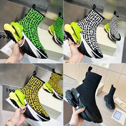 Balmais Future Bold Knit High-quality Casual Shoes Womens Unicorn Dads Shoes Thick platform Hollow air sole Men Socks sneakers