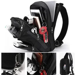 Waist Bags SUUTOOP Men's Large Capacity Oxford Waterproof Multifunction Shoulder Bags Messenger Chest Sling Crossbody Bags Travel for Male 231026