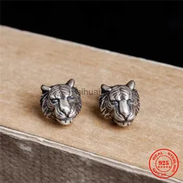 Stud MKENDN 925 Sterling Silver Creative Retro Earring Trendy Animal Punk Style Ear Pin for Men Women Fine Jewelry YQ231026