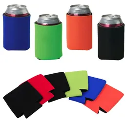 330ML Beer Cola Drink Can Holders Bag Ice Sleeves Freezer Holders Koozies Supplies 10 Color